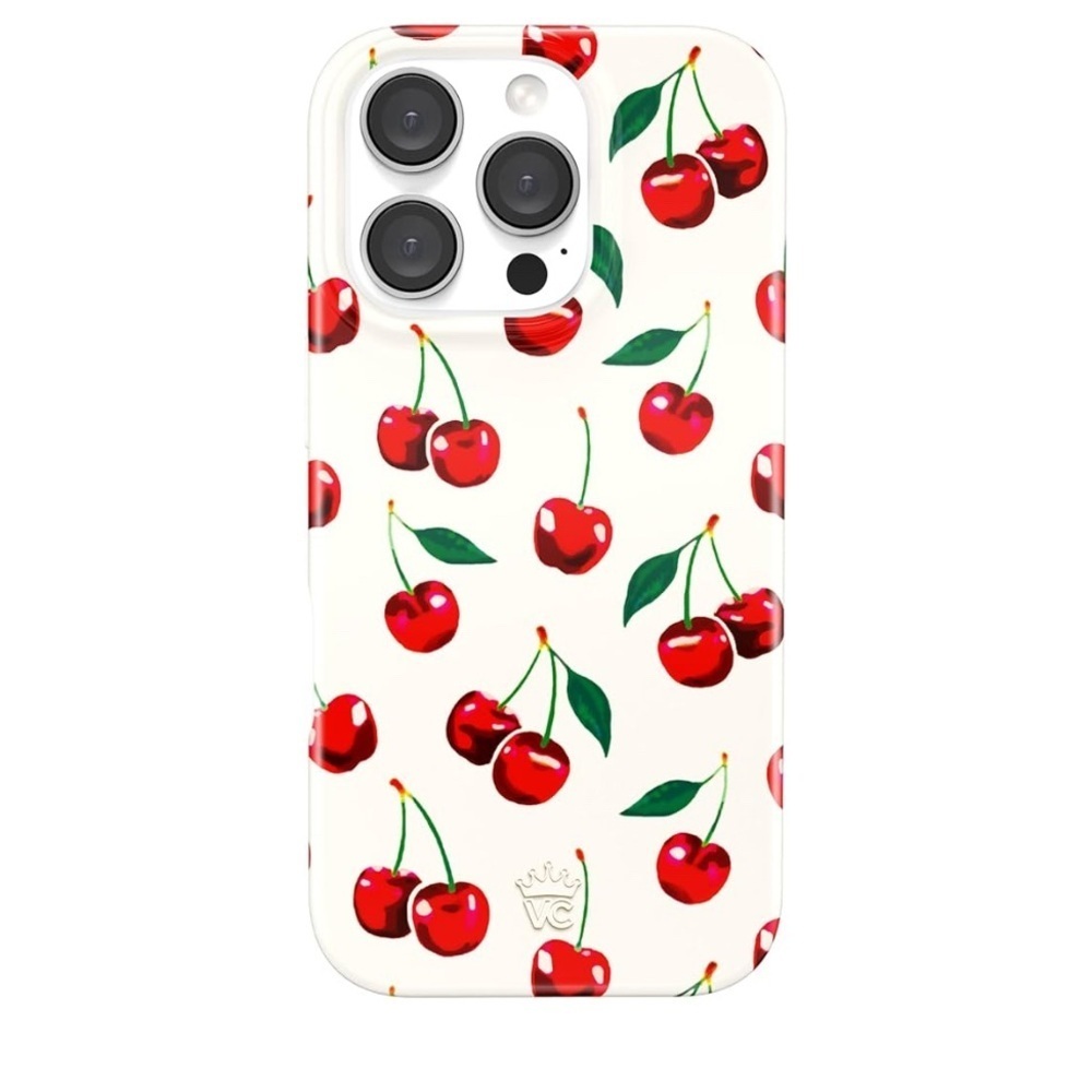 Velvet Caviar New Cherry iPhone 16 Pro Case NEW